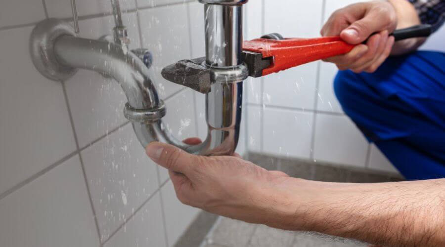 Indoor tankless water heater installation in Claymont, DE